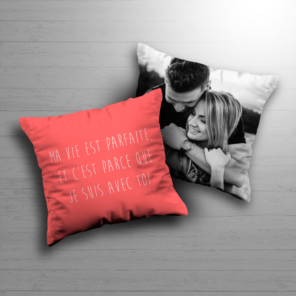 Coussin modèle 07 – Pcq je suis avec toi