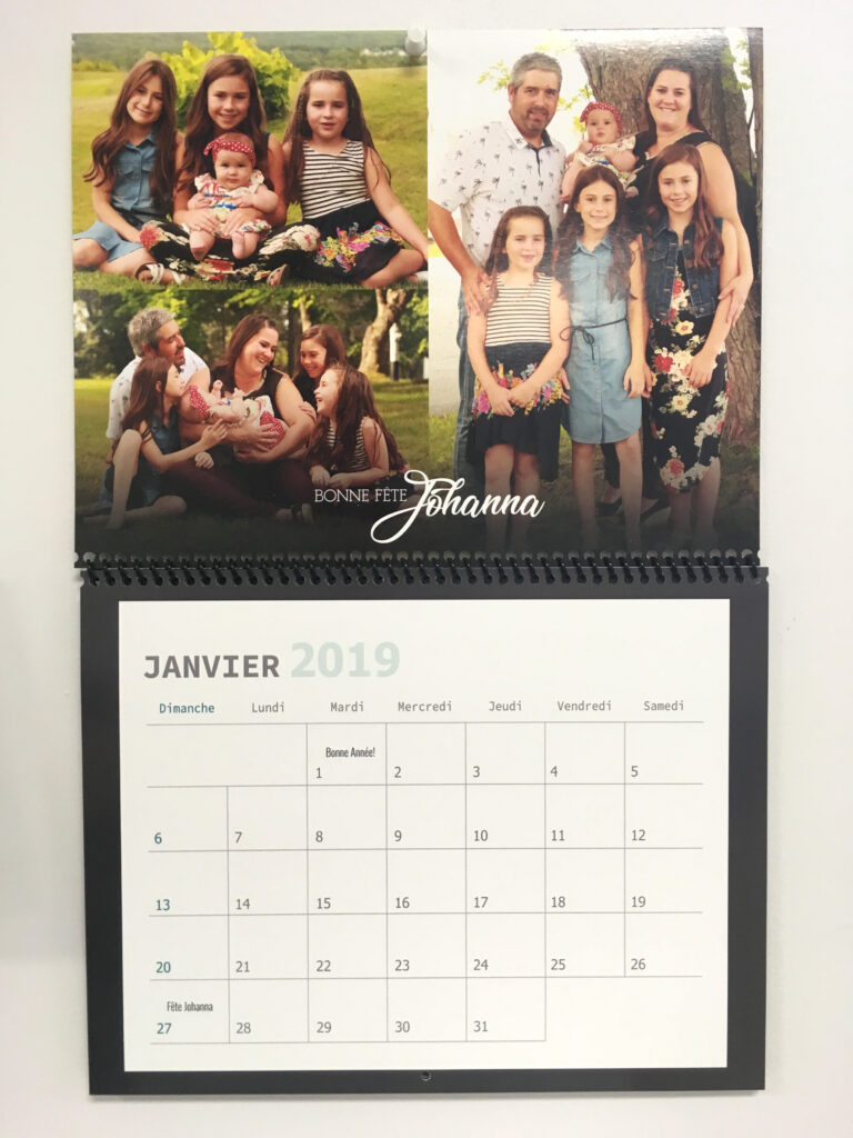 Calendriers muraux multi pages