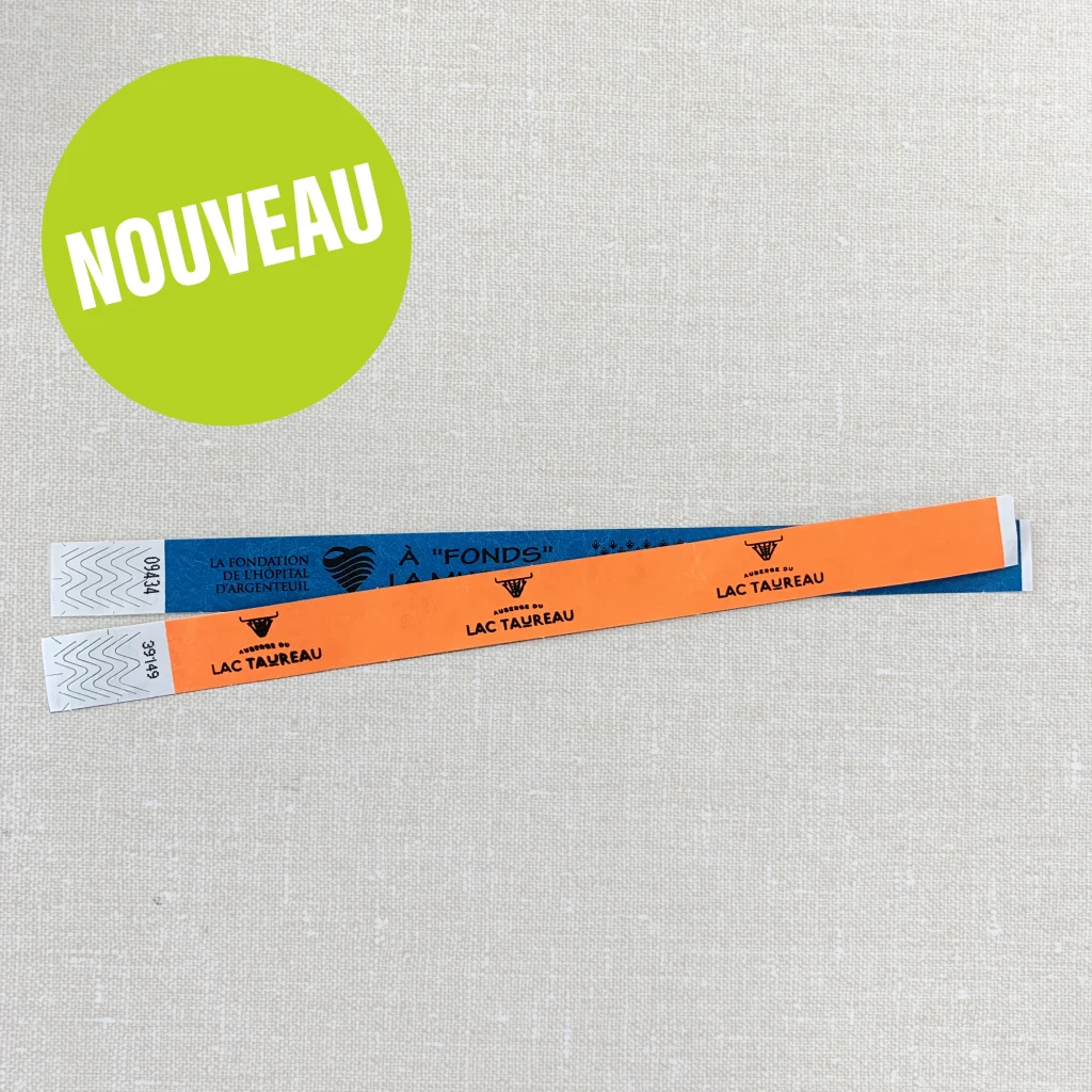 Bracelets en Tyvek